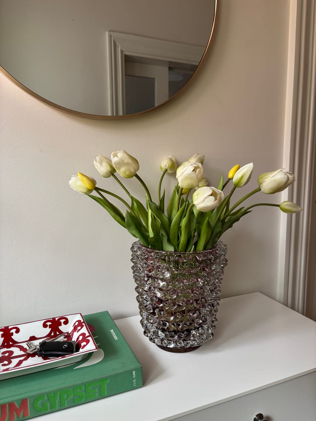 Customer photo review of Tulips - White Long Stem