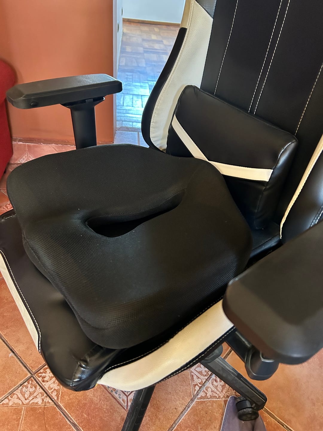 Customer photo review of Cojín Ergonómico de Gel Viscoelástico