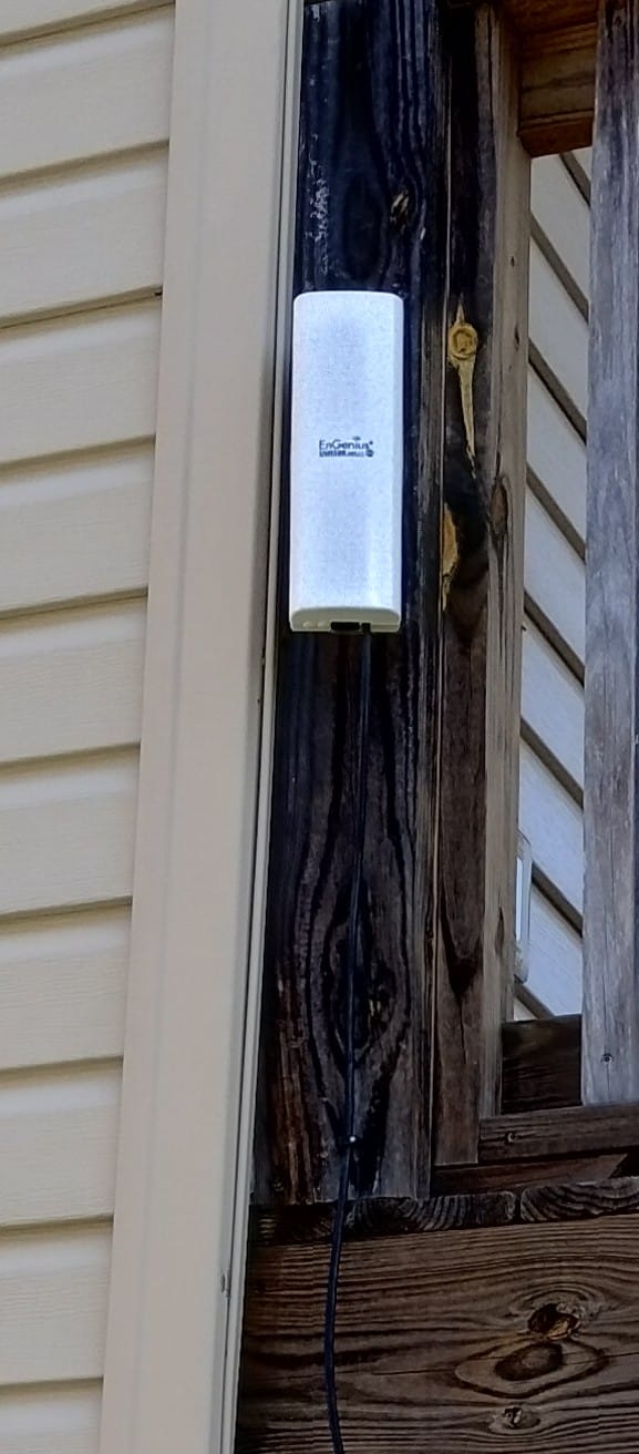 Customer photo review of ENH500-AX KIT: Wi-Fi 6 Outdoor AX1200 5 GHz Point to Point Wireless Bridge Kit
