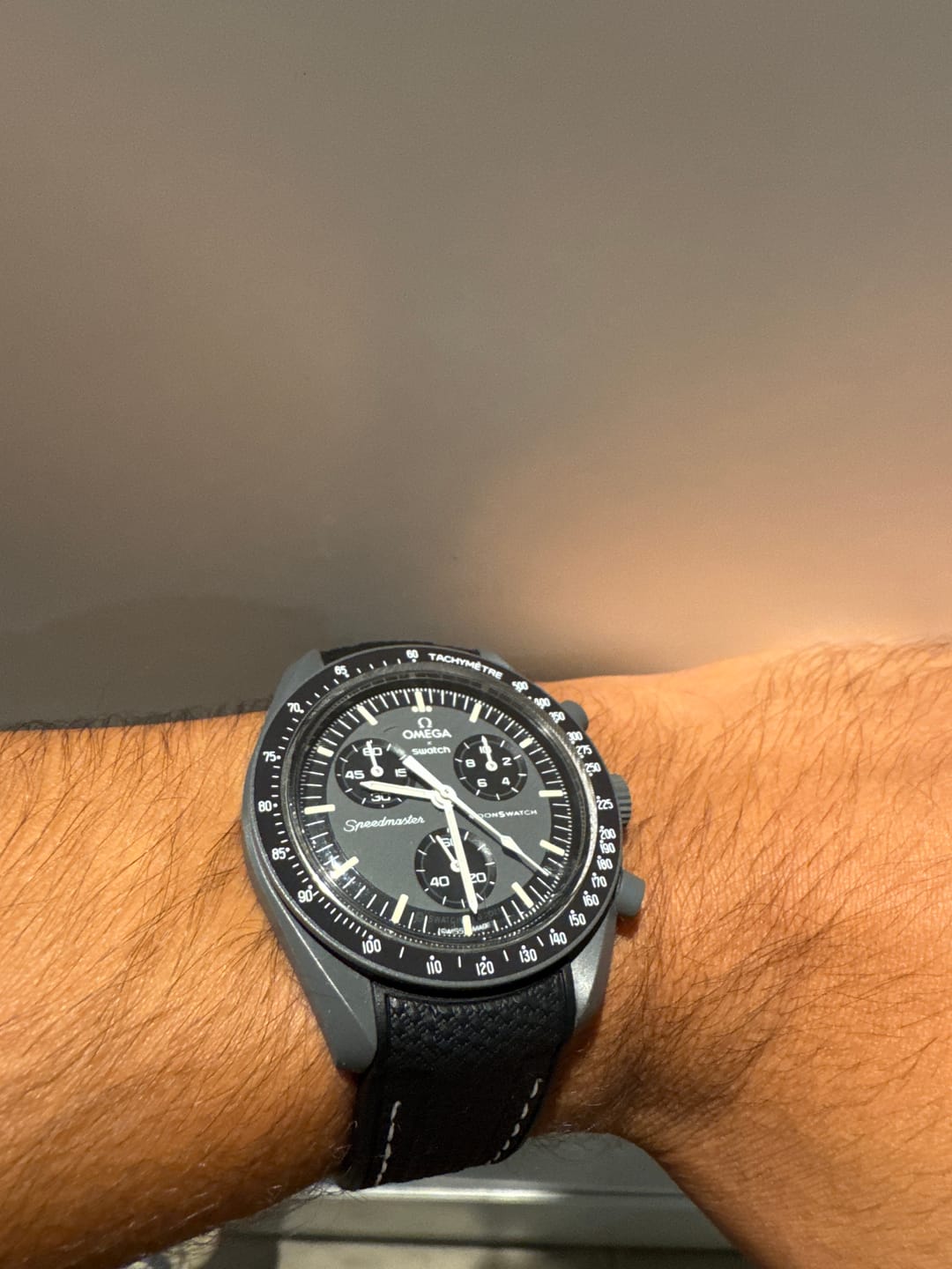 Customer photo review of Rubber Strap for Omega X Swatch MoonSwatch Mission to Mercury