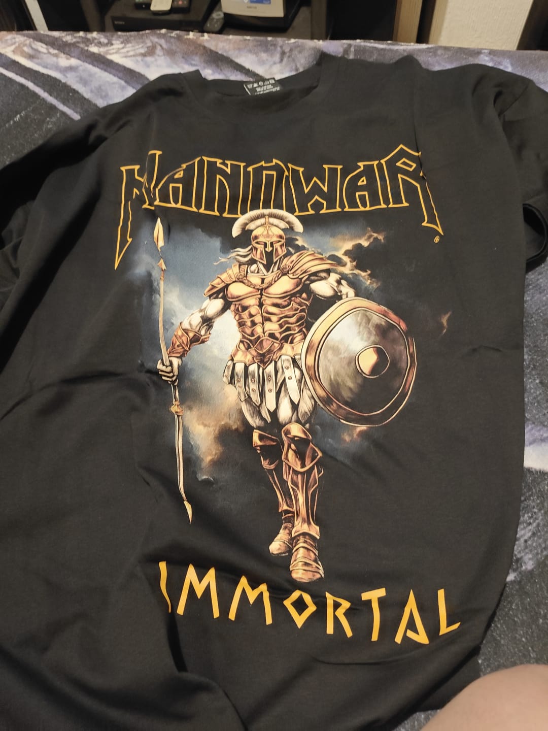 Customer photo review of MANOWAR T-SHIRT IMMORTAL 2025