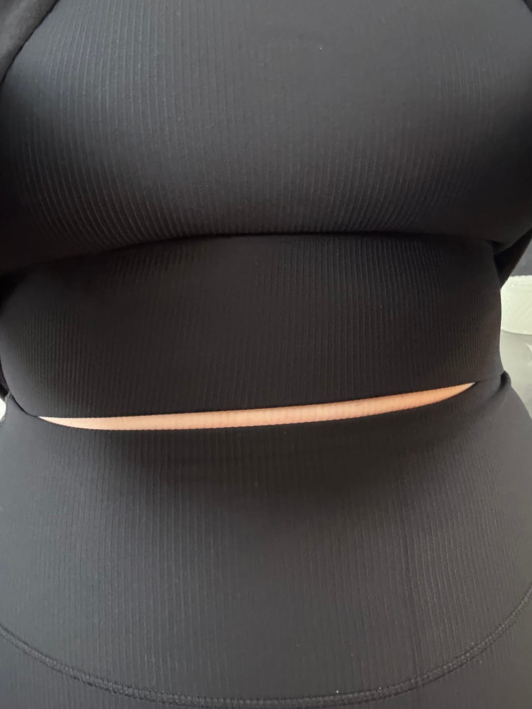 Customer photo review of Ribbed Sports Bra