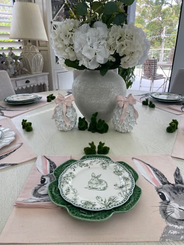 Customer photo review of Blush Bow and Daisy Egg (Set of 2)