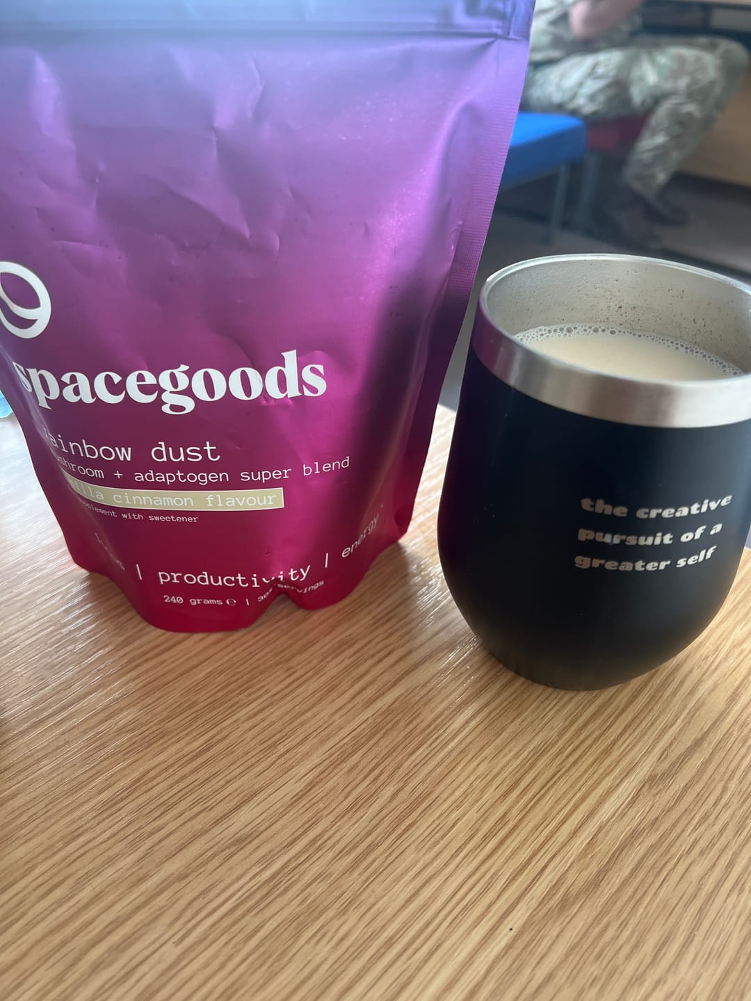 Customer photo review of rainbow dust