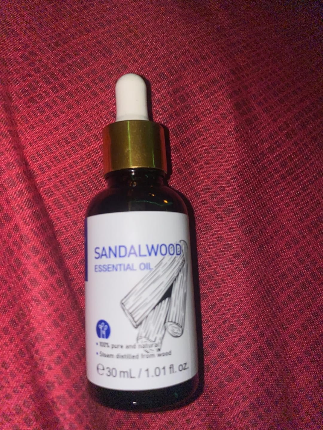 Customer photo review of Sandalwood Essential Oil