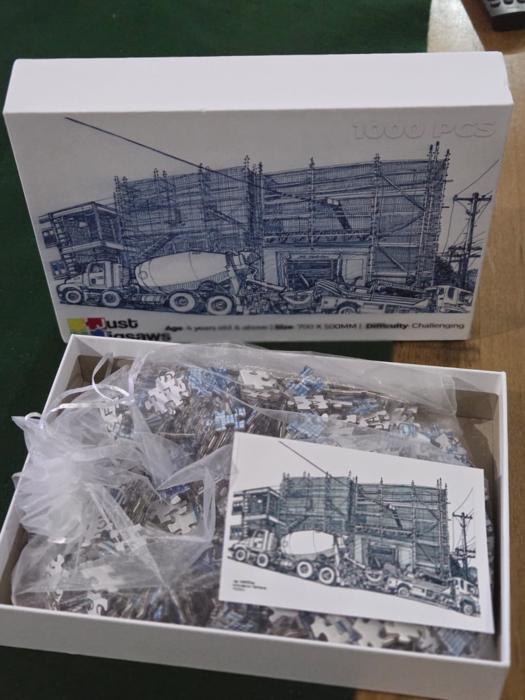 Customer photo review of Custom Jigsaw Puzzle From Photo 200, 300, 500, 1000, 1500, 2000 Piece Jigsaw