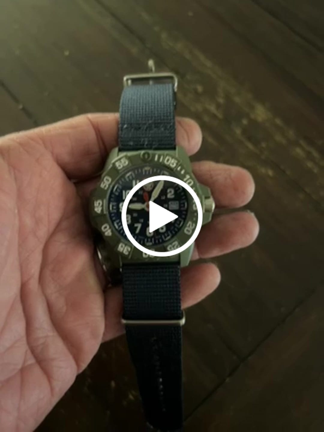 Customer video review of Luminox 3503.ND Navy Seal 3500 Men's Blue Band Dive Watch