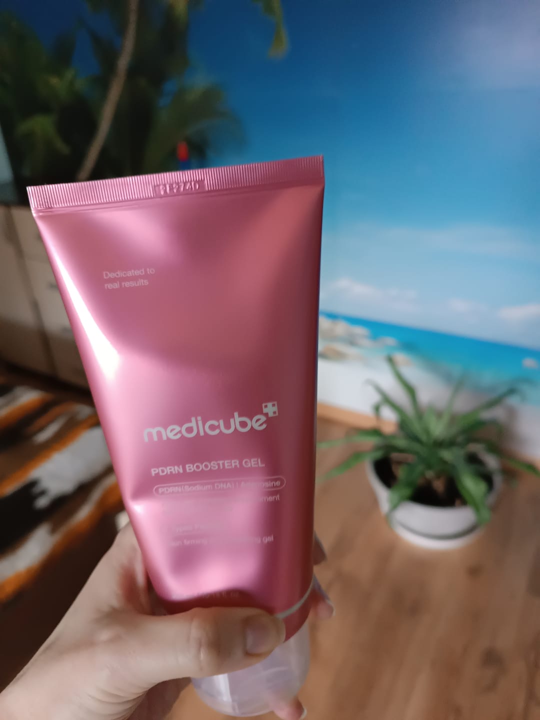 Customer photo review of Gels-būsteris ar PDRN mikrostrāvas ierīcei Medicube PDRN Booster Gel