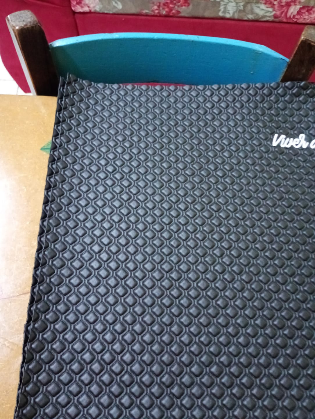 Customer photo review of MATELASSE LUXO 1.5 COR PRETO FUNDO MANTA