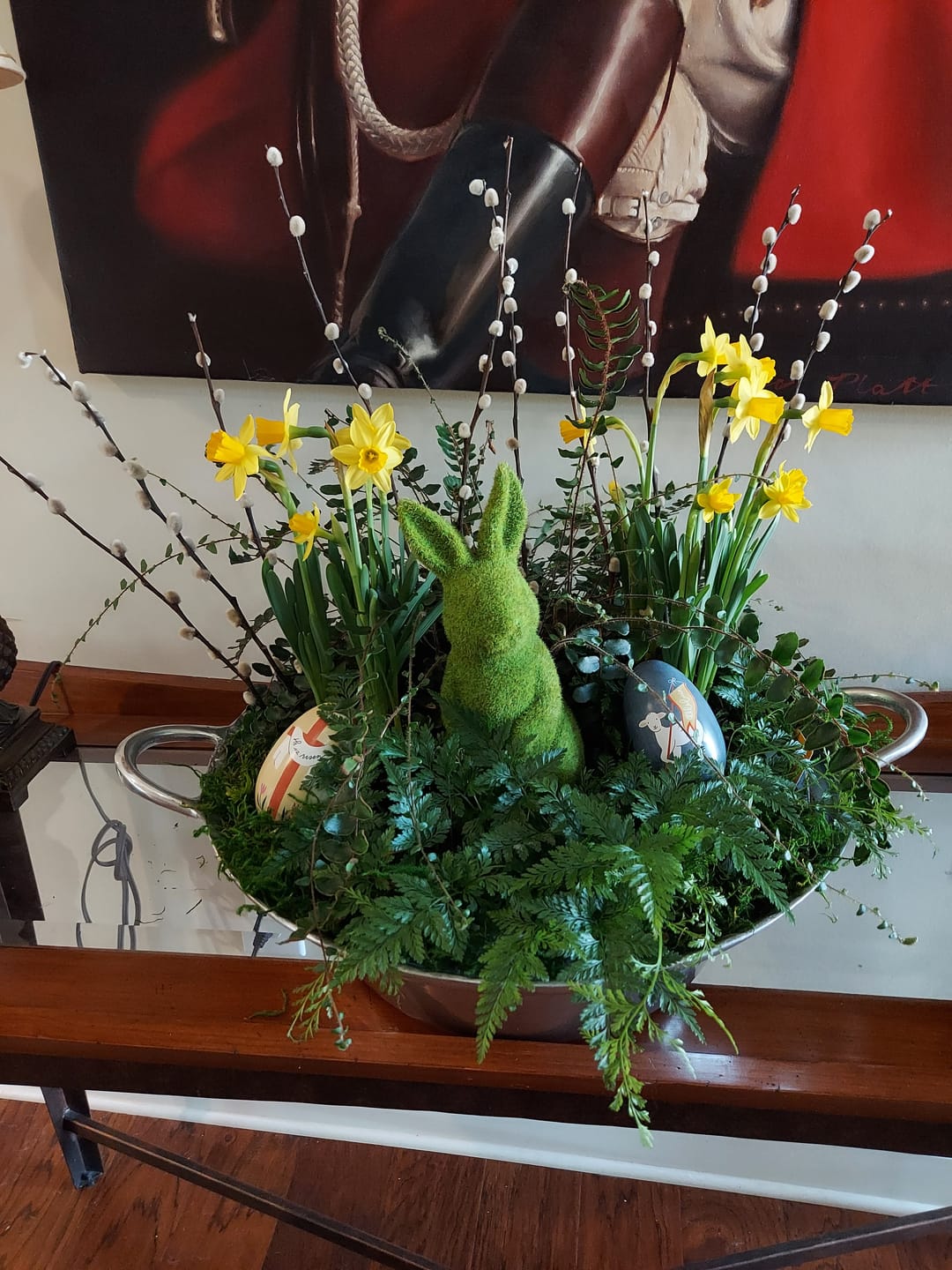 Customer photo review of Easter Egg Tin | He is Risen Cross