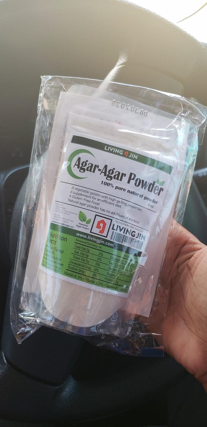 Customer photo review of Living Jin Foods: Agar Agar Powder