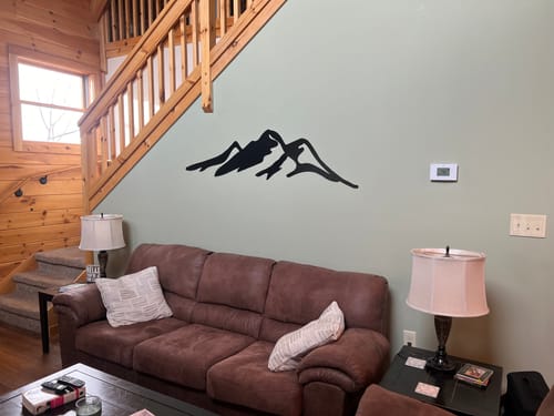 Customer photo review of Great Smoky Mountains - Metal Wall Art