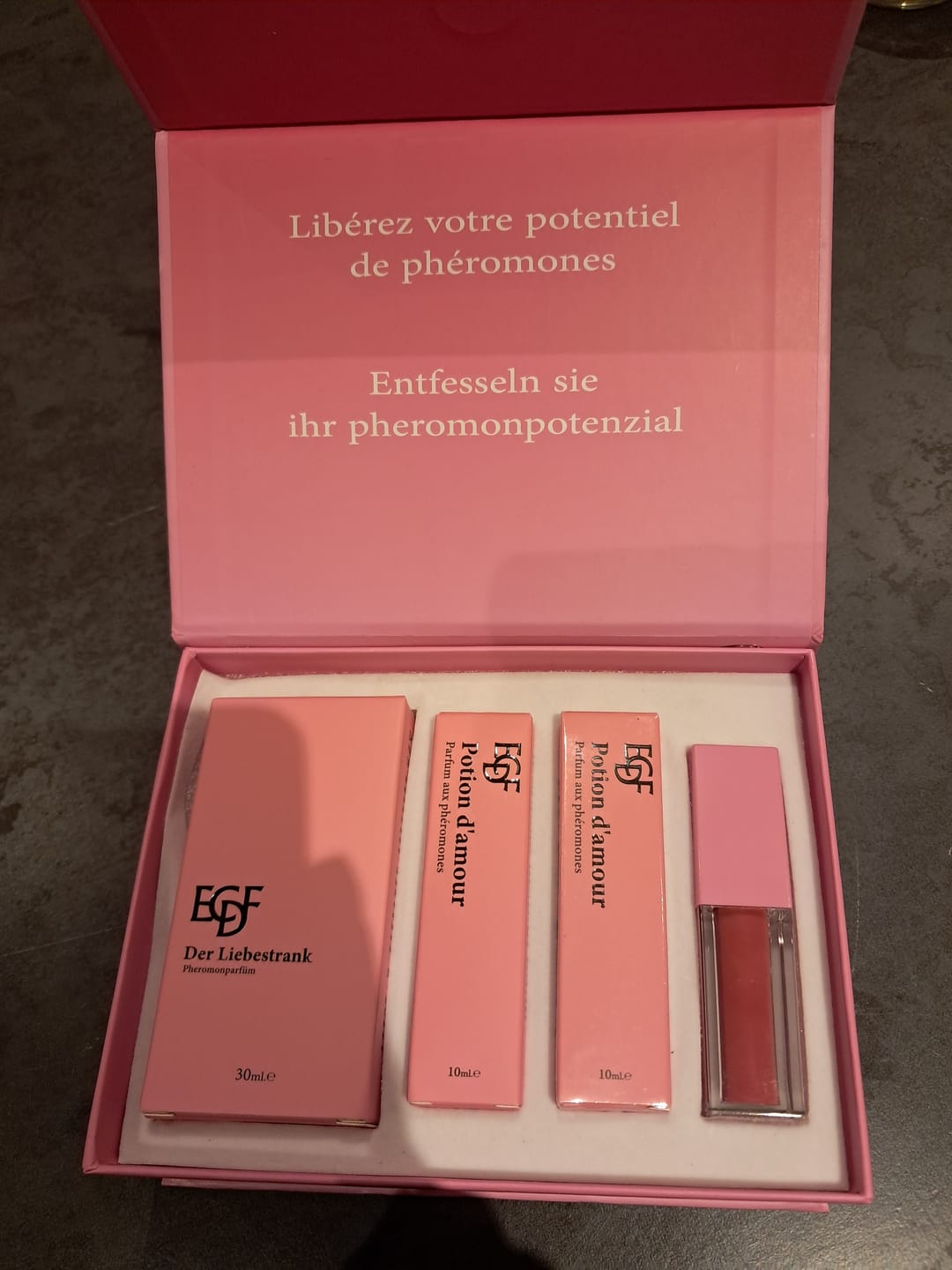 Customer photo review of Coffret aux phéromones