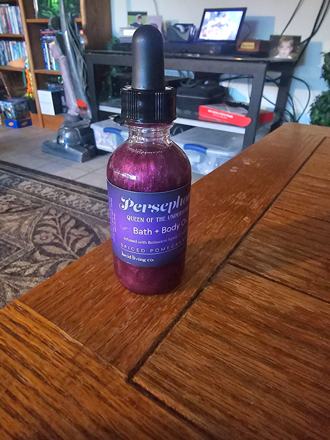 Customer photo review of Persephone Bath & Body Oil