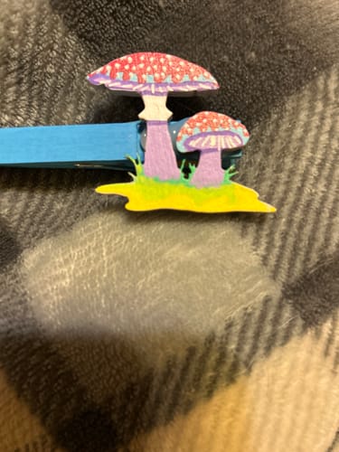 Customer photo review of Unfinished Wood Mushrooms Shape - Craft - up to 46"