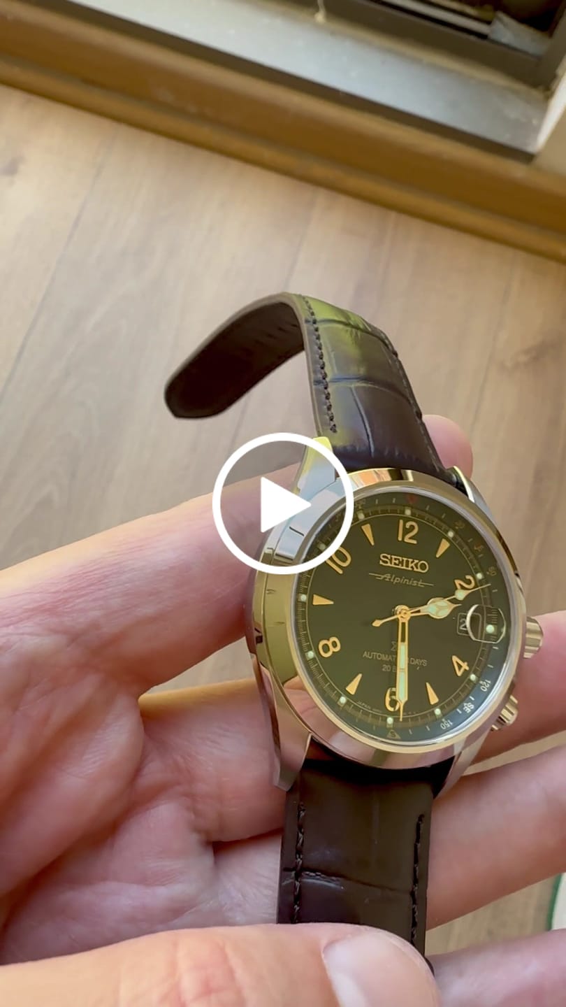 Customer video review of Reloj Seiko New Alpinist Automático SBDC211 Made in Japan 6R55 JDM