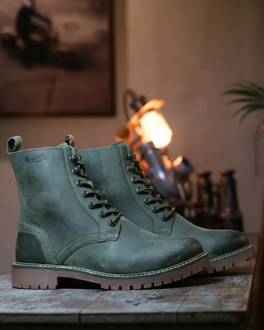 Customer photo review of boots derby forest green