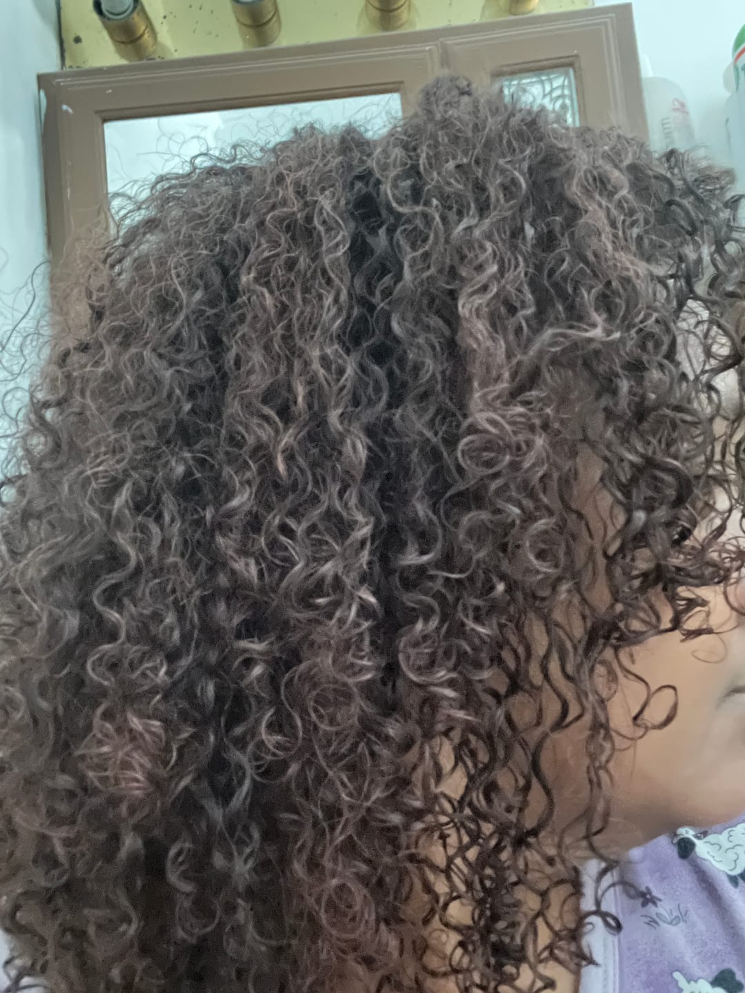Customer photo review of CurlMix Wash & Go Kit – Heavy Hold Formula for Long-Lasting, Defined Curls | Curl-Enhancing (4 items)