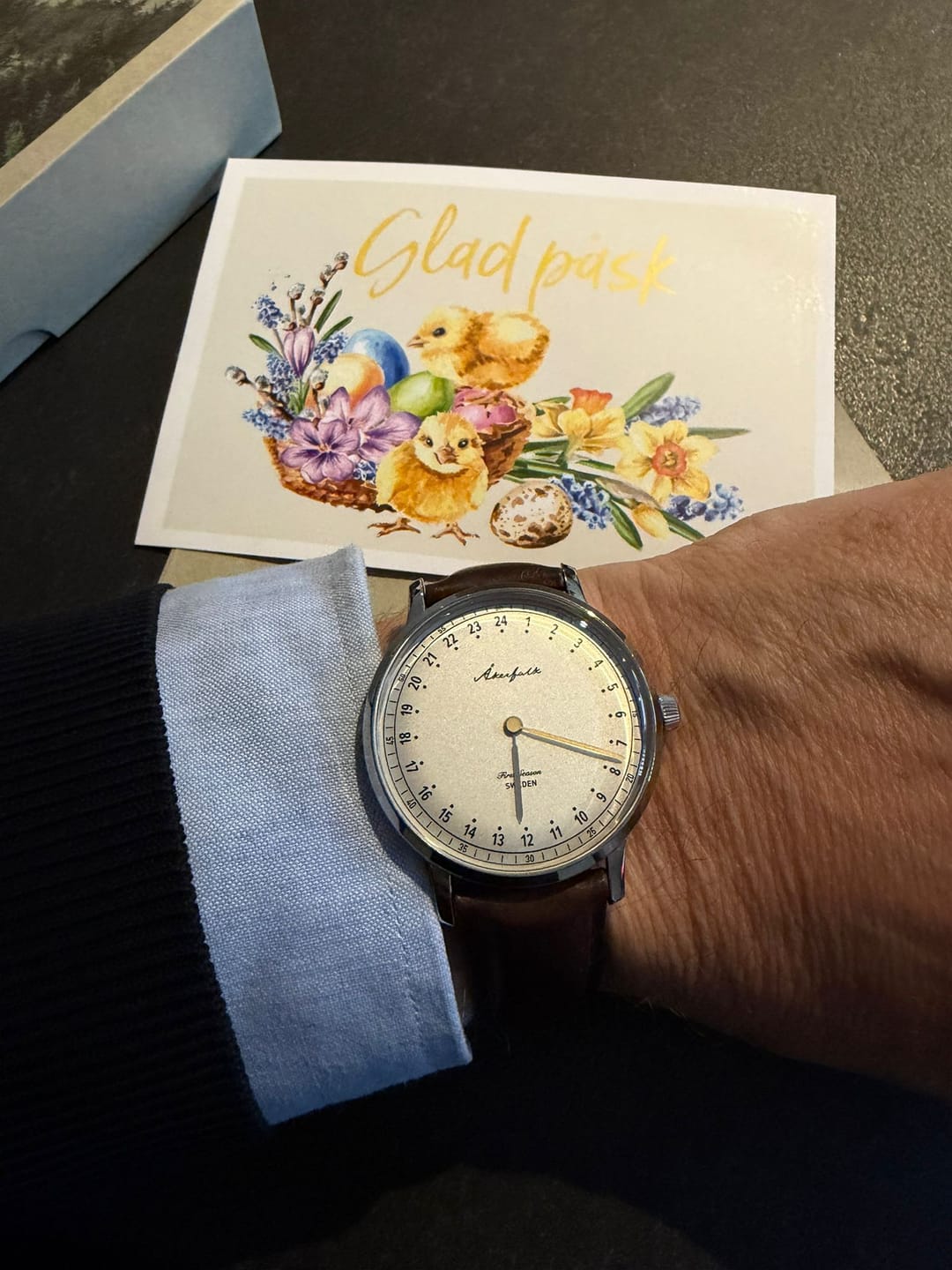 Customer photo review of First Season Silver White with Brown Leather