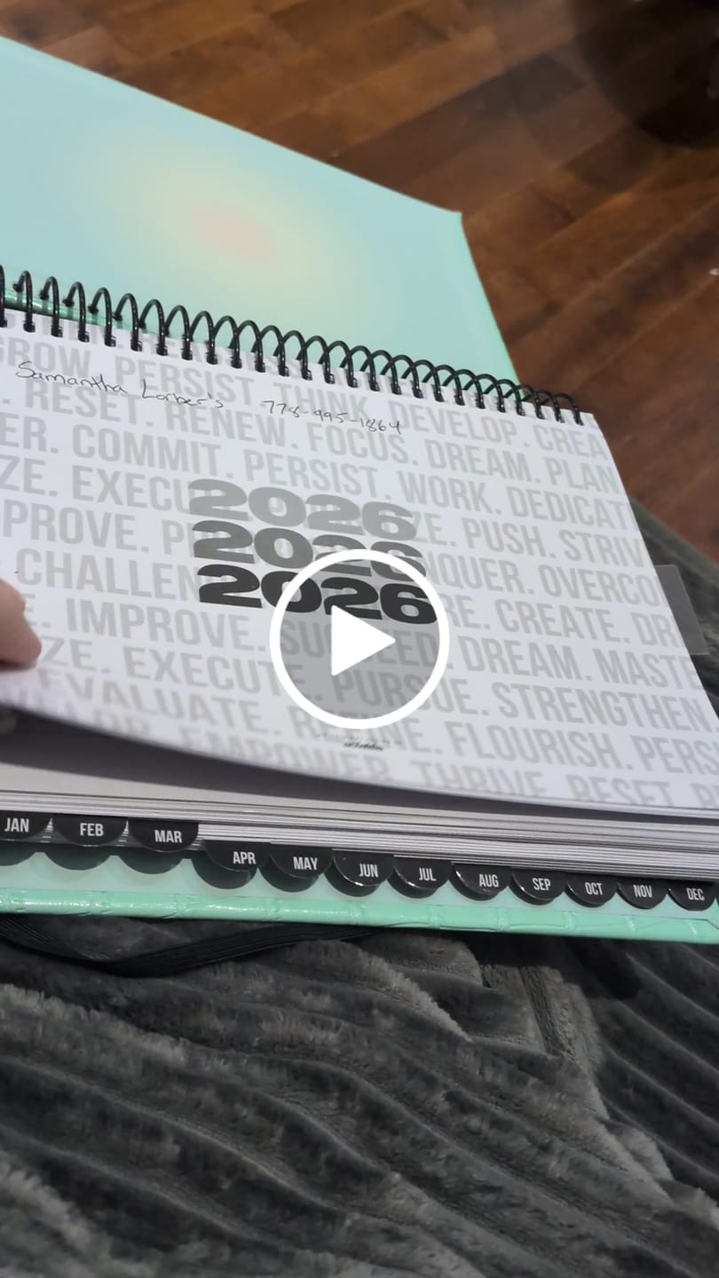 Customer video review of 2026 Planner | Weekly Productivity Workbook