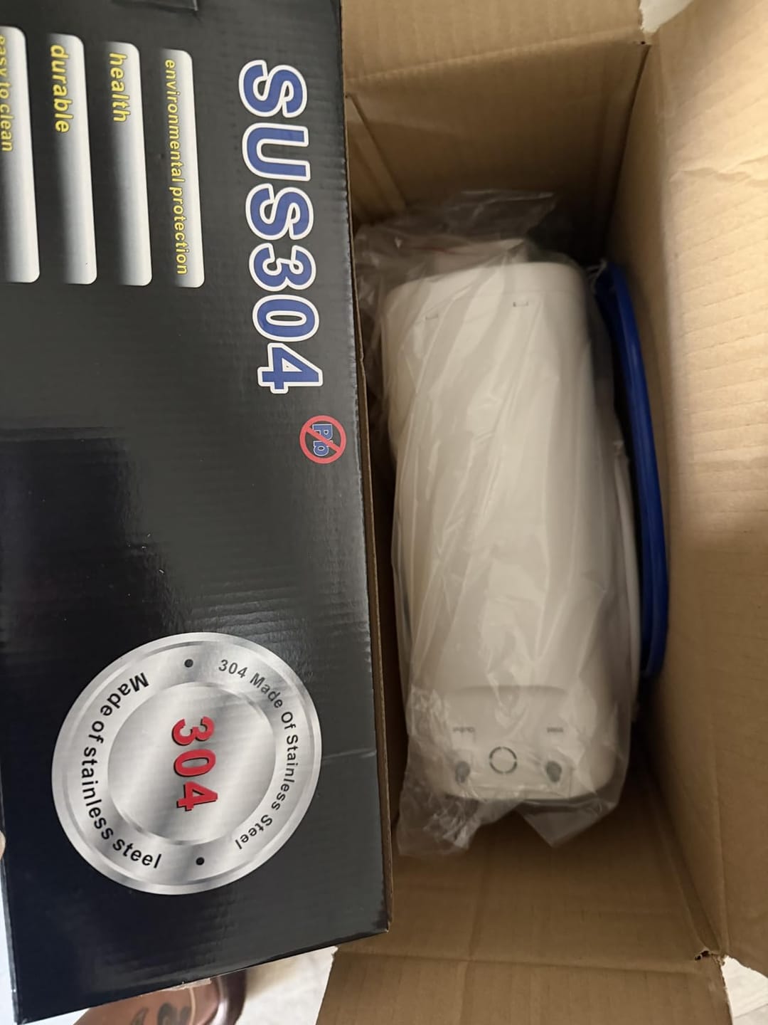 Customer photo review of Glacier Fresh U06 Under Sink Ultra Filtration Water Filter System | Remove Sediment, Bacteria,Chlorine, VOCS