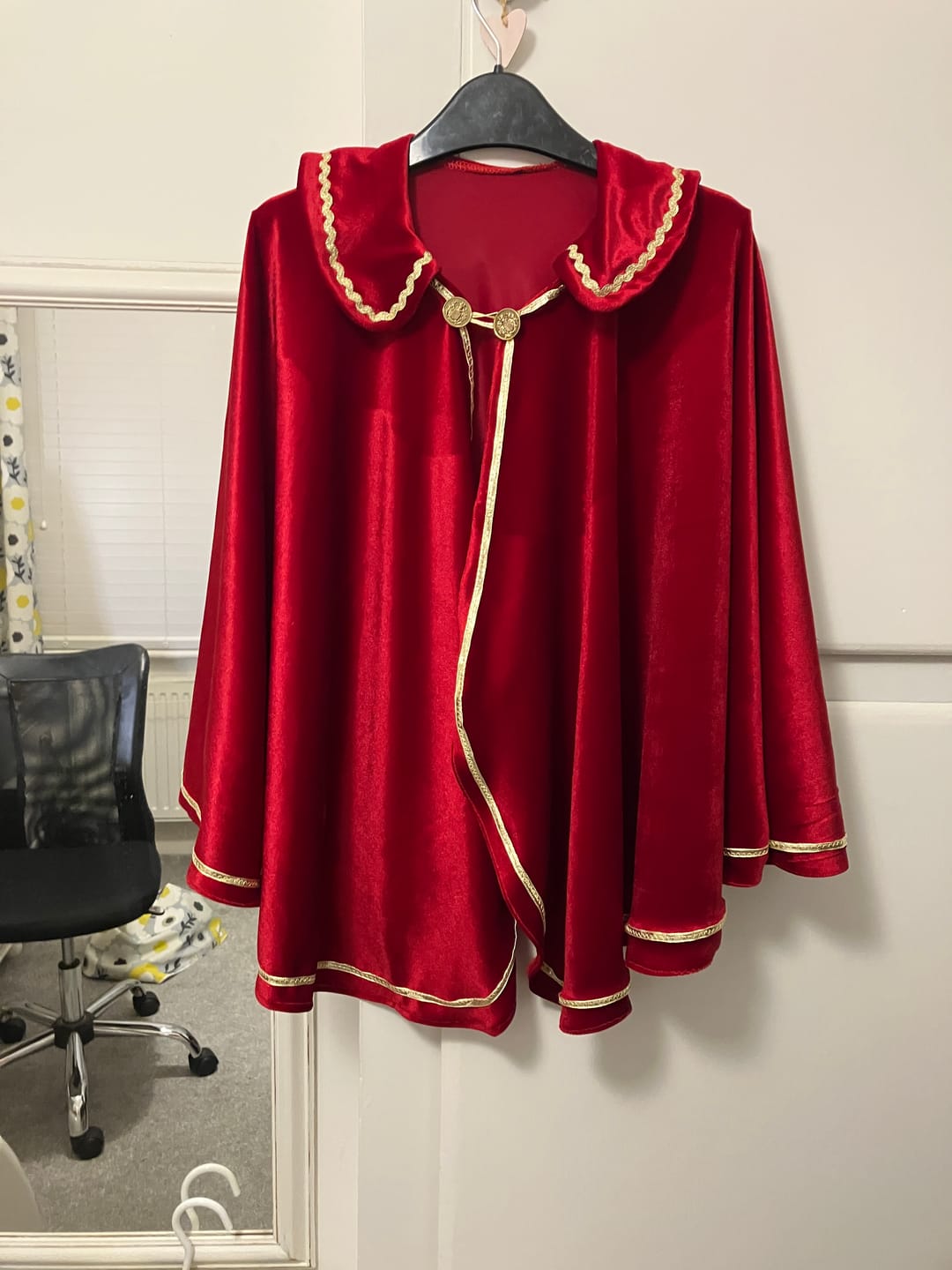 Customer photo review of Plain Stretch Velvet Fabric