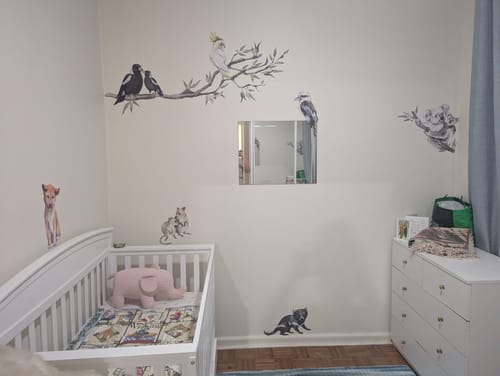 Customer photo review of Pick 7 Australian Animal Wall Stickers