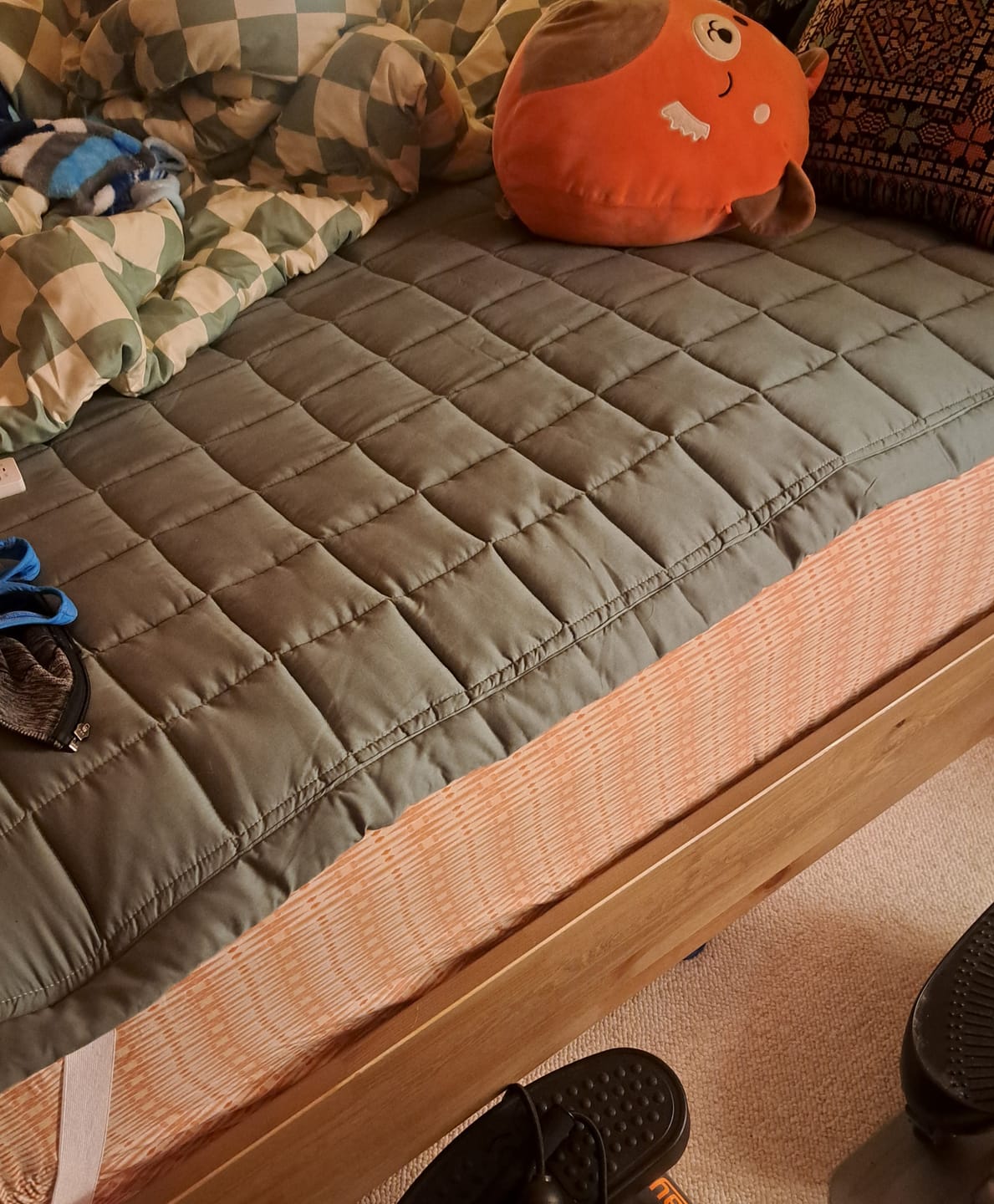 Customer photo review of EUCA Tencel™ Lyocell Bending Quilted Elastic-Fit Pad