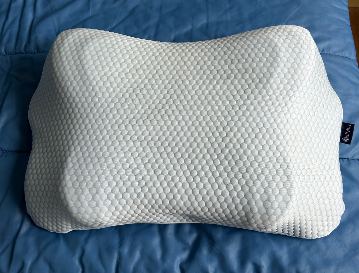 Customer photo review of Taie d'oreiller fraîche et pratique (système drap housse) - Pose rapide, nuits fraîches