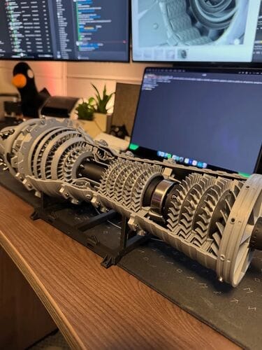Customer photo review of Turbojet/Turbofan Engine - E01