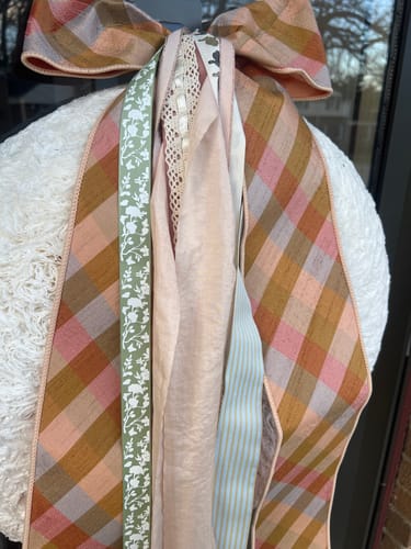 Customer photo review of Luxe Collection-Easter Grace Wreath Ribbon