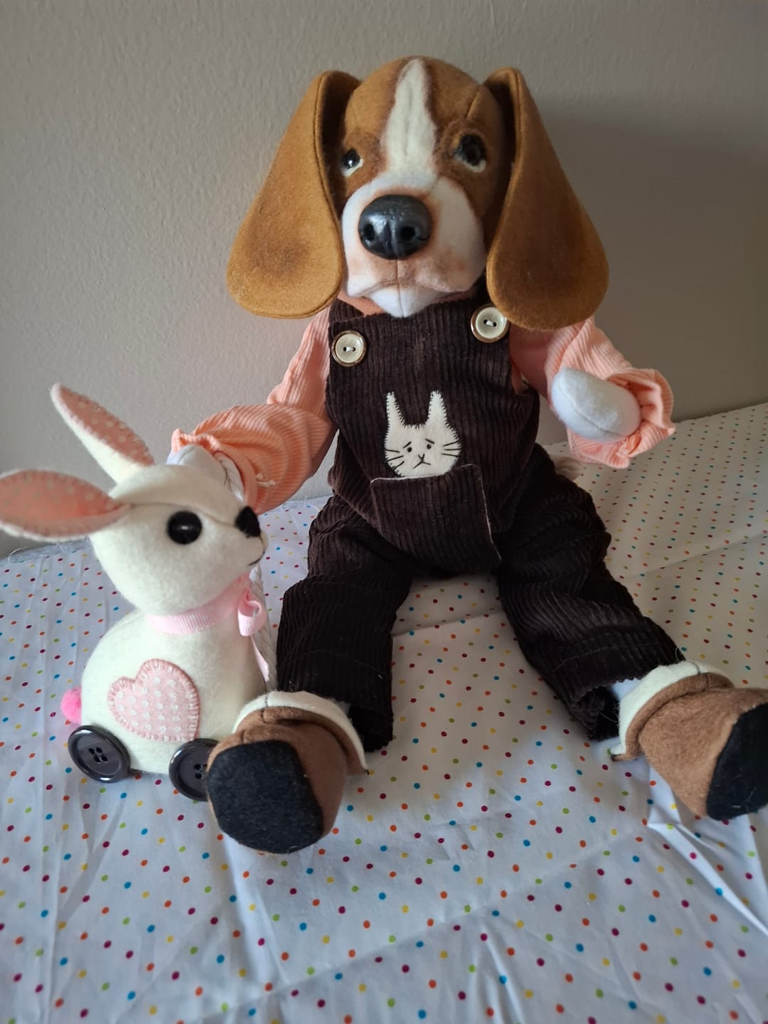Customer photo review of Beagle "Tibby" PDF Pattern  Approx 26cm Seated
