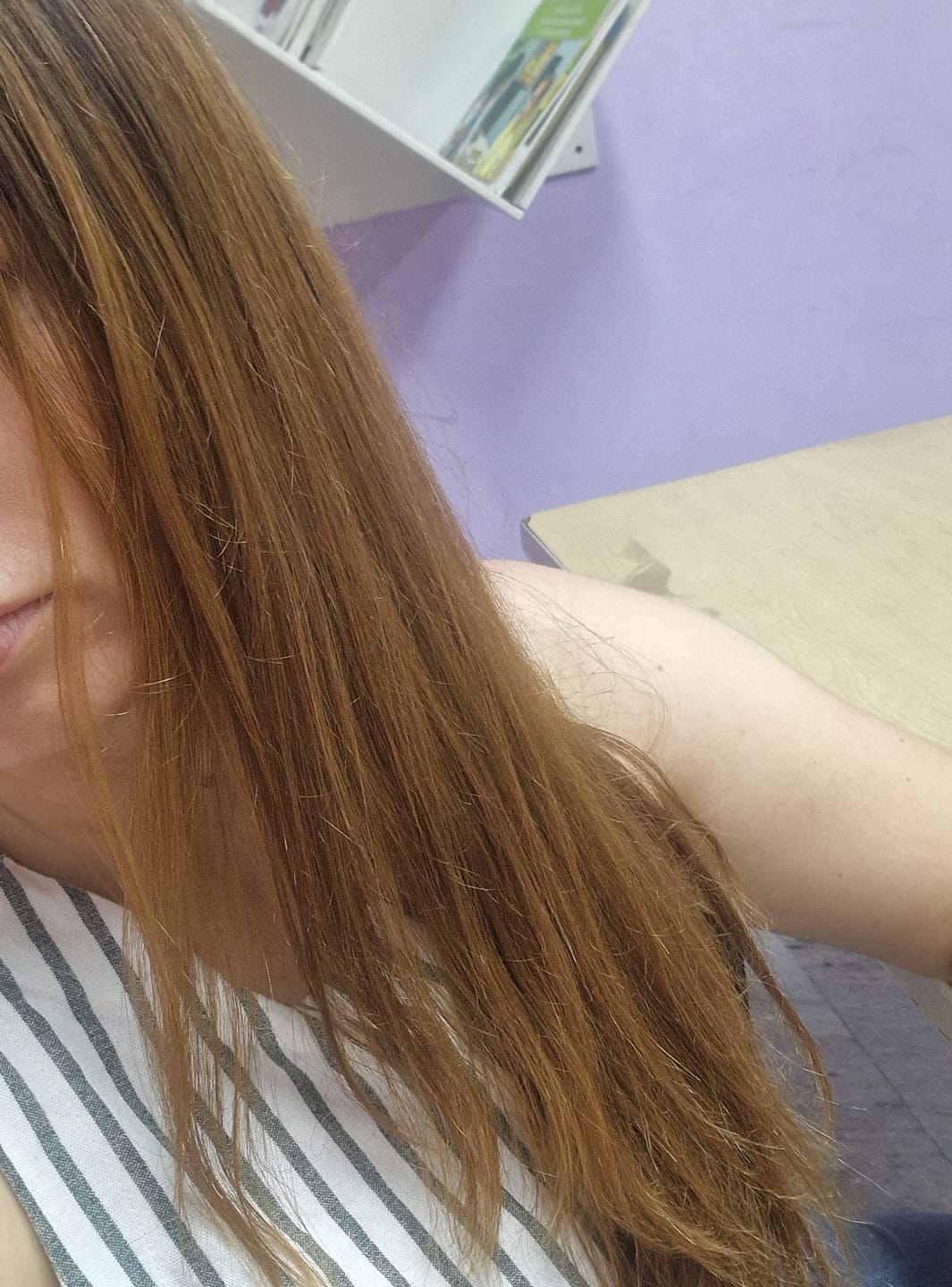 Customer photo review of 🥰 Reparador Total 2 en pasos+ Polimero+ Shampoo crecimiento