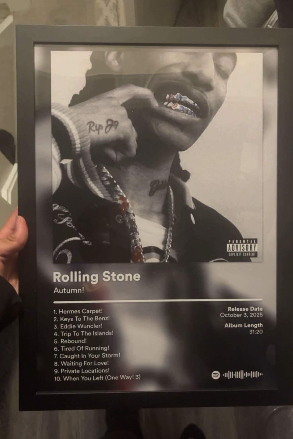 Customer photo review of Autumn! Album Posters