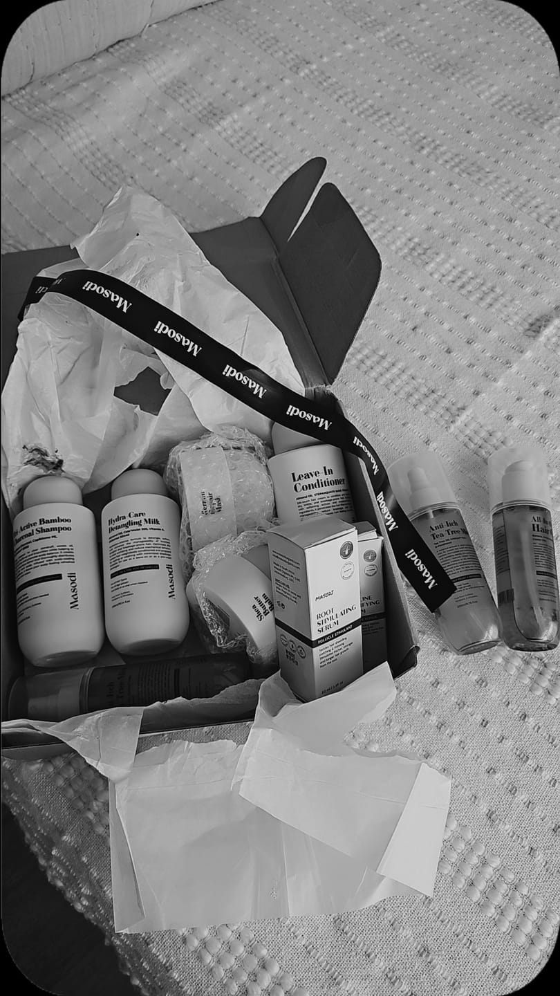 Customer photo review of Bamboo Charcoal Shampoo 300ml