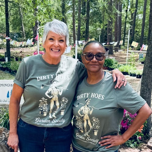 Customer photo review of Dirty Hoes T-Shirt