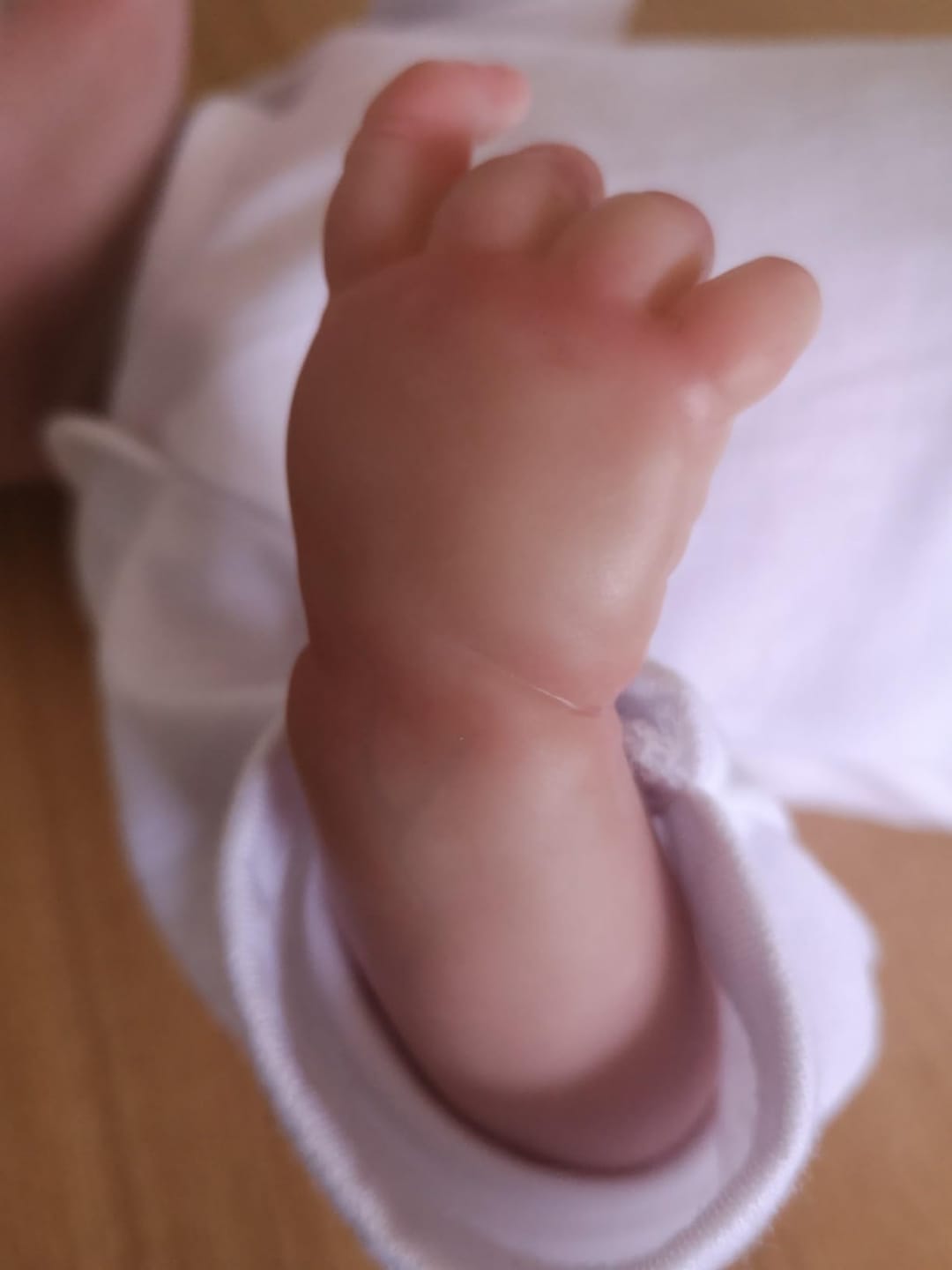 Customer photo review of Ruby - Lifelike Sleeping Reborn Baby Doll (20")