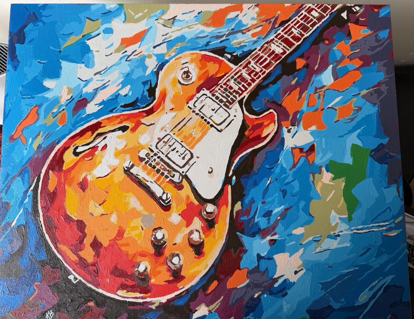 Customer photo review of Resting Guitar