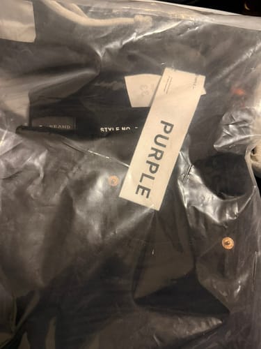 Customer photo review of Purple Brand Jeans
