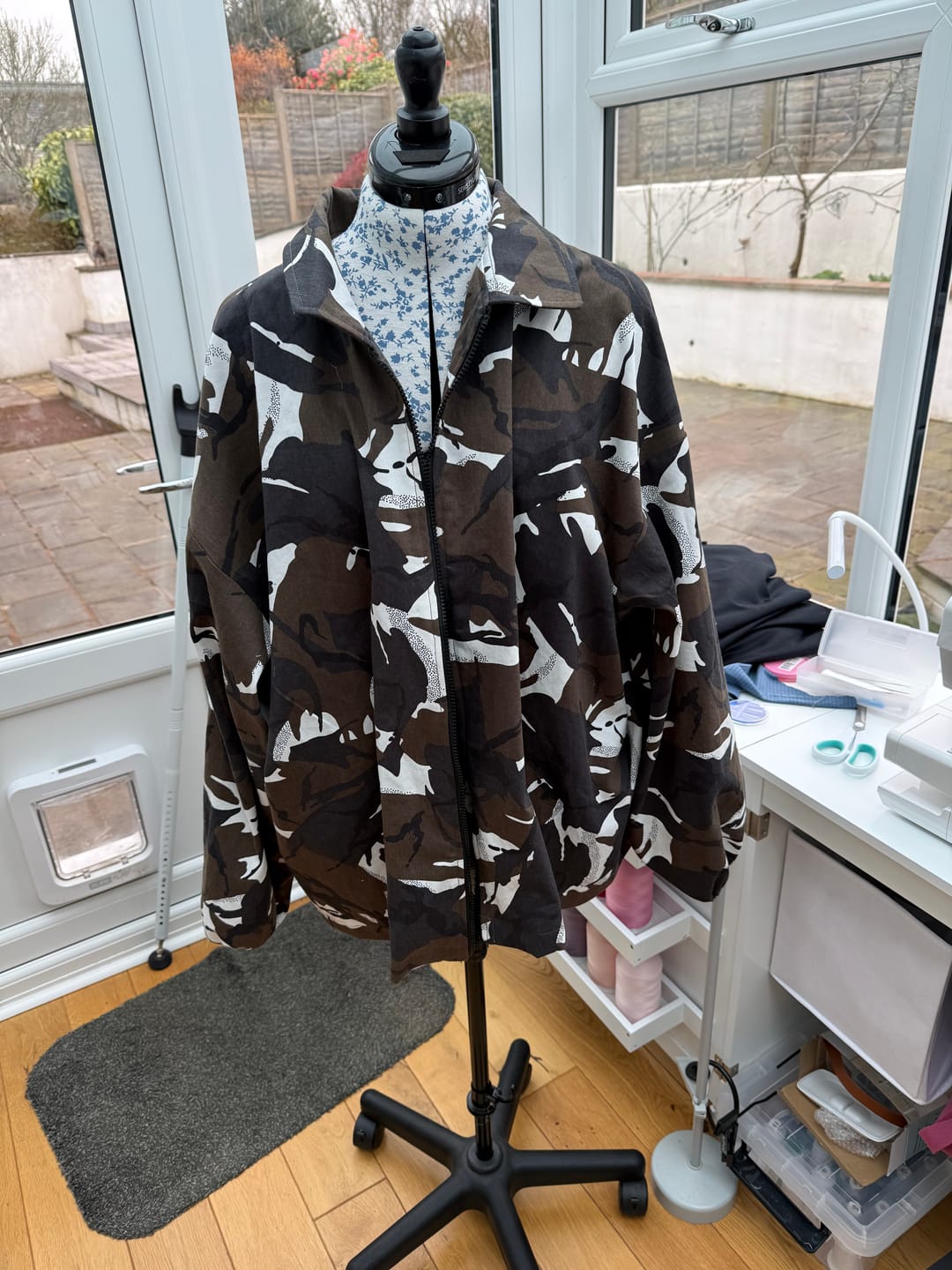 Customer photo review of Camouflage 100% Cotton Drill Fabric