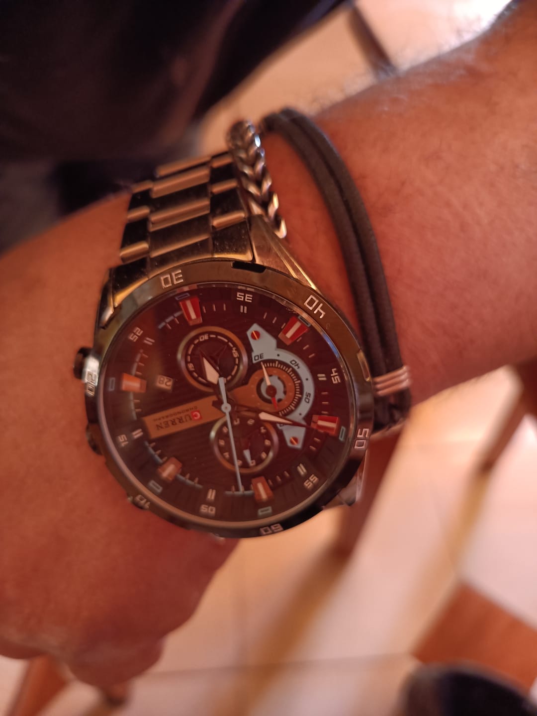 Customer photo review of Curren Madrid® orologio uomo acciaio