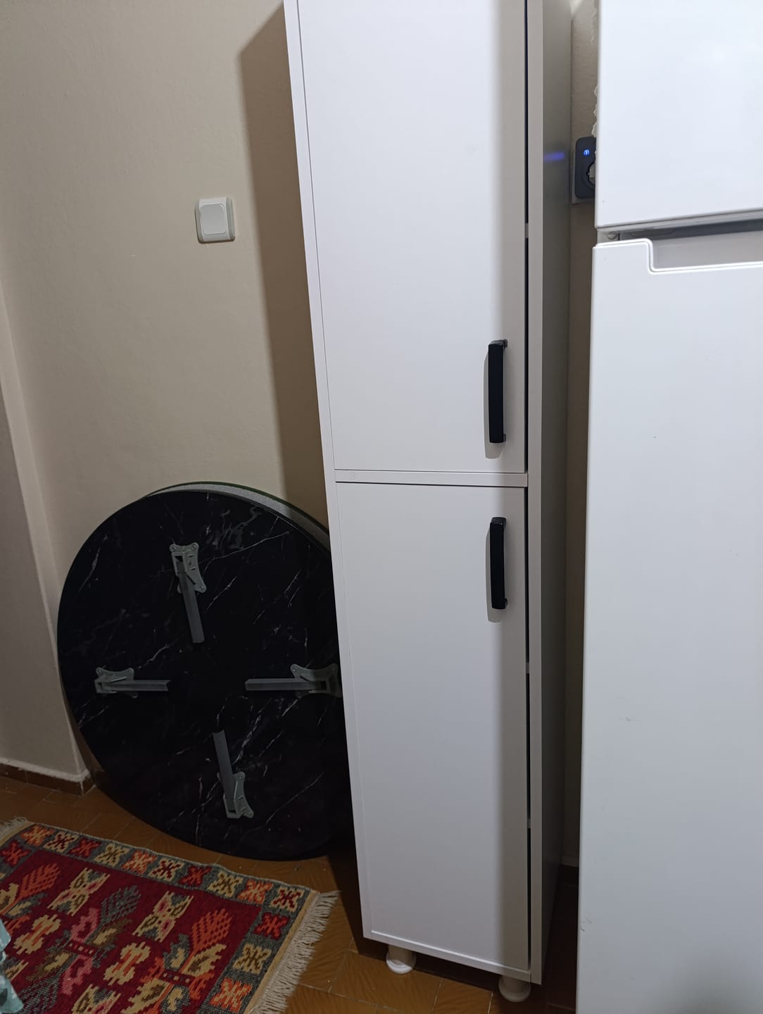 Customer photo review of Rani F1 Çok Amaçlı Dolap 2 Kapaklı 6 Raflı Banyo Kiler Mutfak Dolabı Beyaz M1
