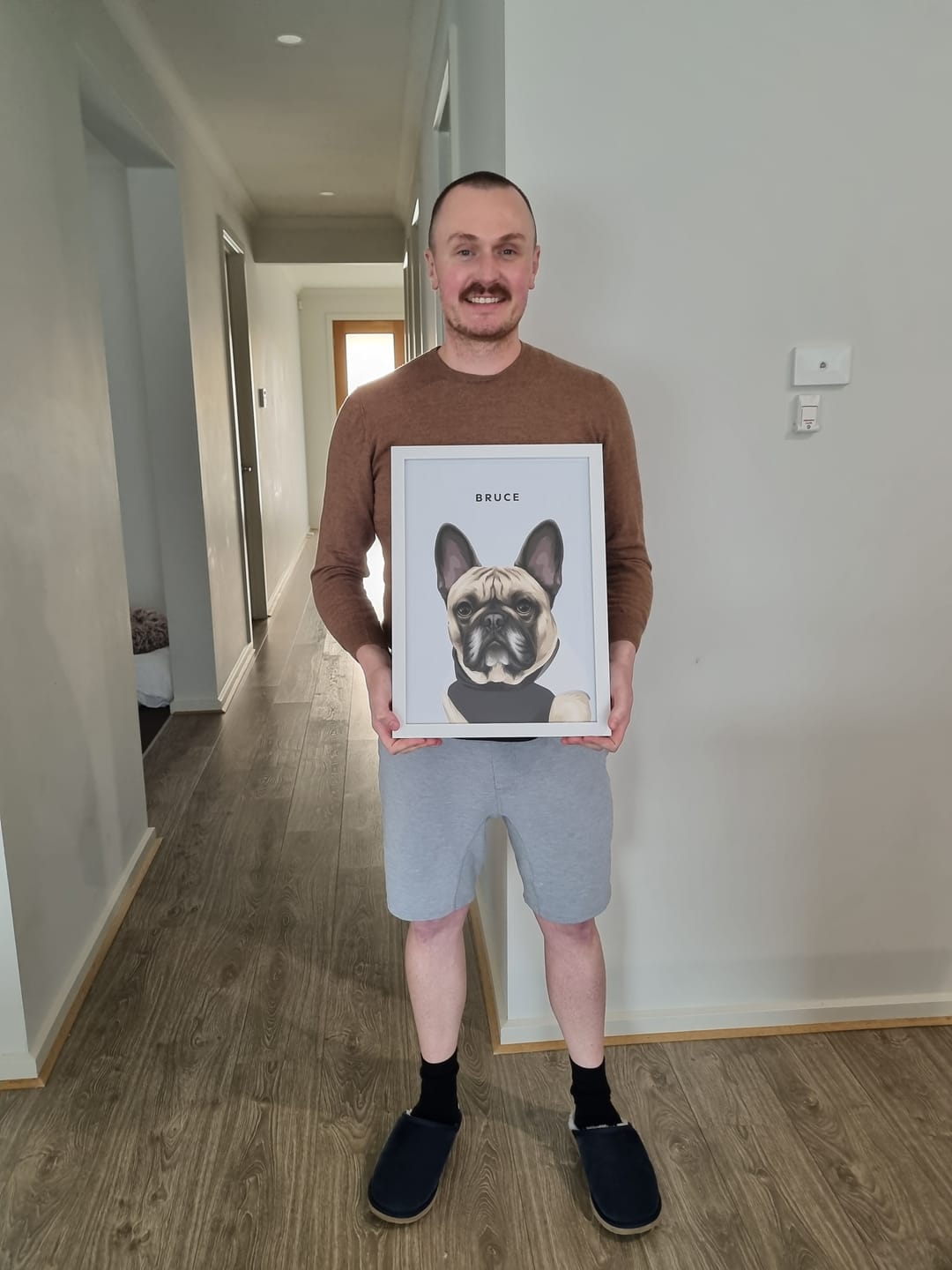 Customer photo review of Custom Pet Portrait - One Pet