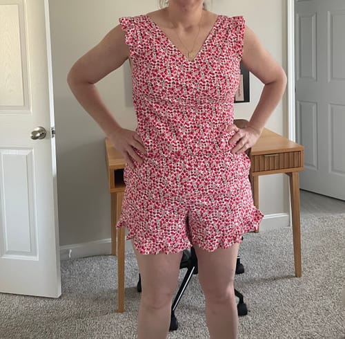 Customer photo review of ginger swim romper