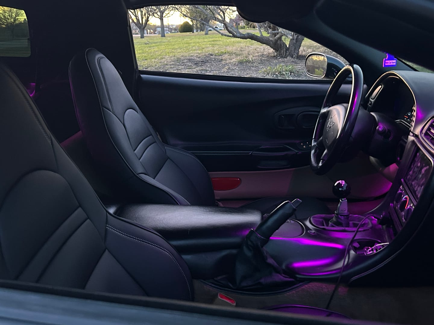 Customer photo review of Corvette C5 Custom Leather Seat Covers
