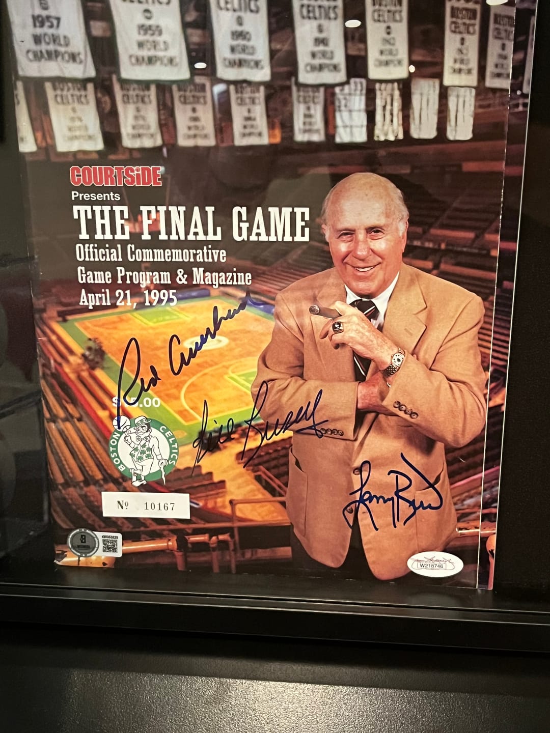 Customer photo review of Larry Bird Autograph Signing