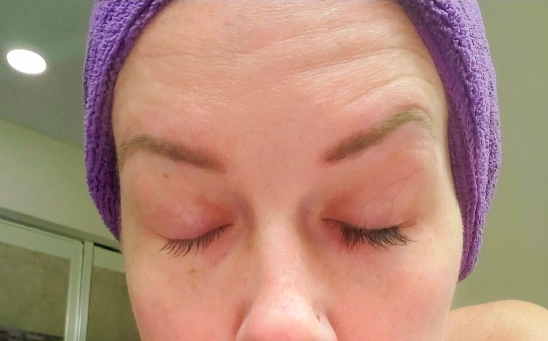 Customer photo review of Everlasting Growth Serum Mascara