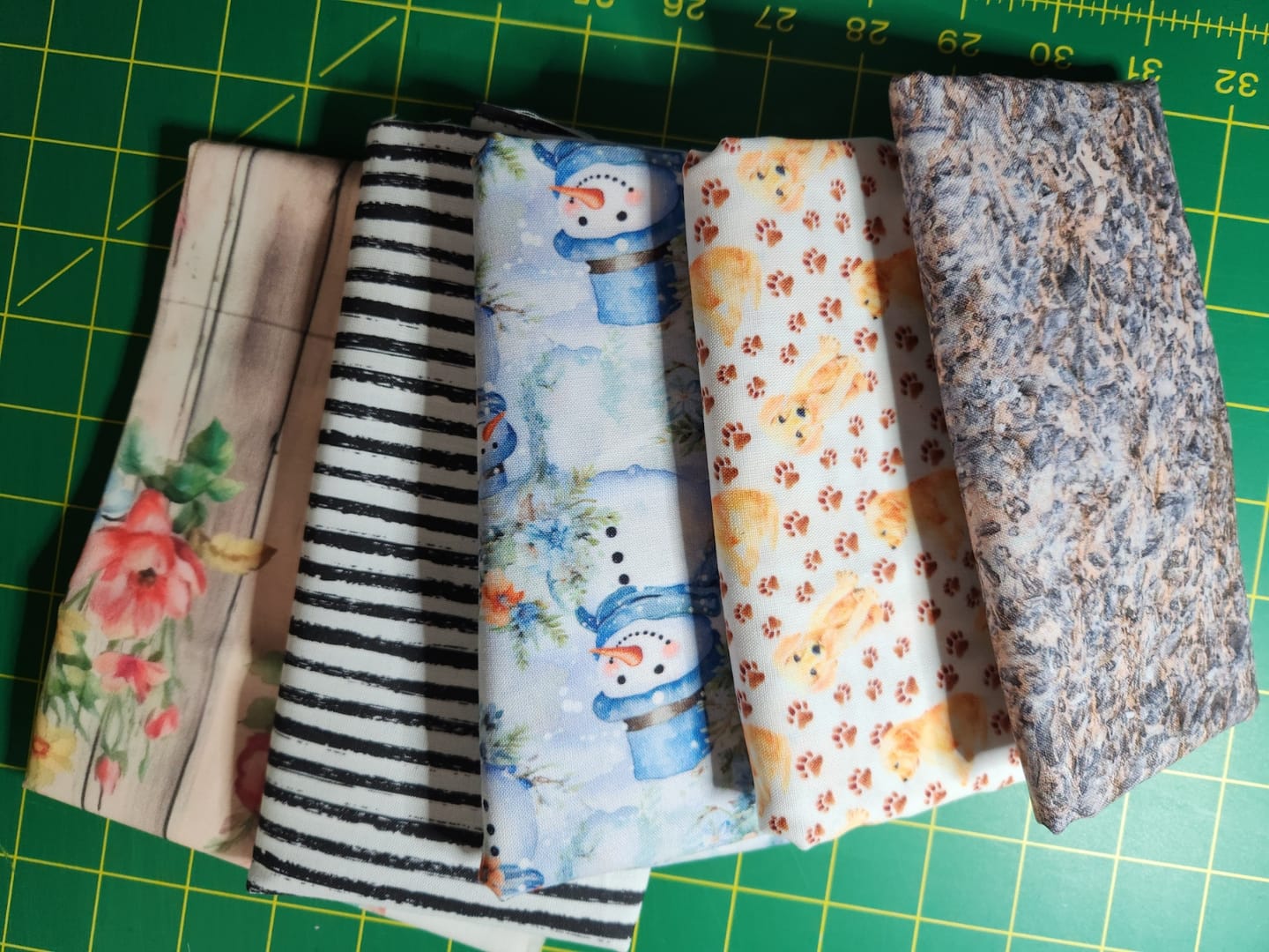 Customer photo review of End of Bolt Mystery Fabric