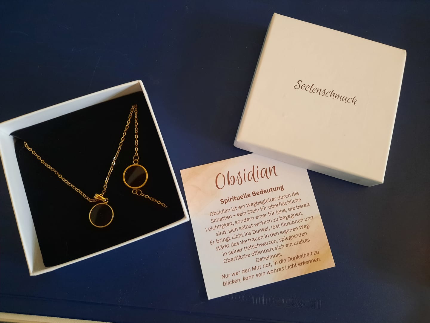Customer photo review of Obsidian Seelenschutz Set