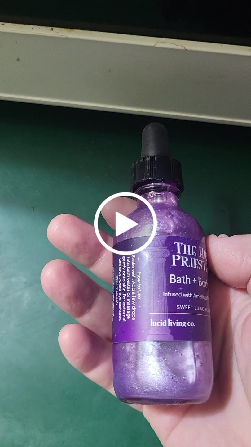 Customer video review of The High Priestess Bath & Body Oil